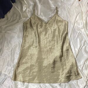 Gold Snakeskin Full Slip